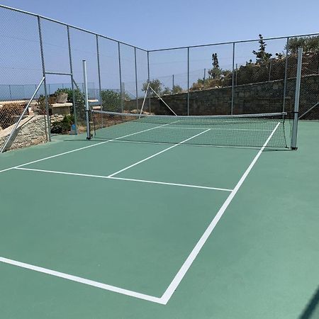 Sea Views At Villa Anemomylos With Heated Pool, Ping Pong And Tennis Agia Pelagia Zewnętrze zdjęcie
