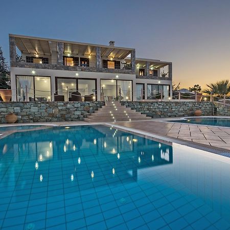 Sea Views At Villa Anemomylos With Heated Pool, Ping Pong And Tennis Agia Pelagia Zewnętrze zdjęcie