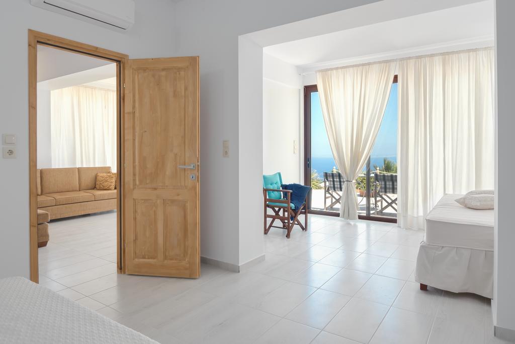 Sea Views At Villa Anemomylos With Heated Pool, Ping Pong And Tennis Agia Pelagia Zewnętrze zdjęcie
