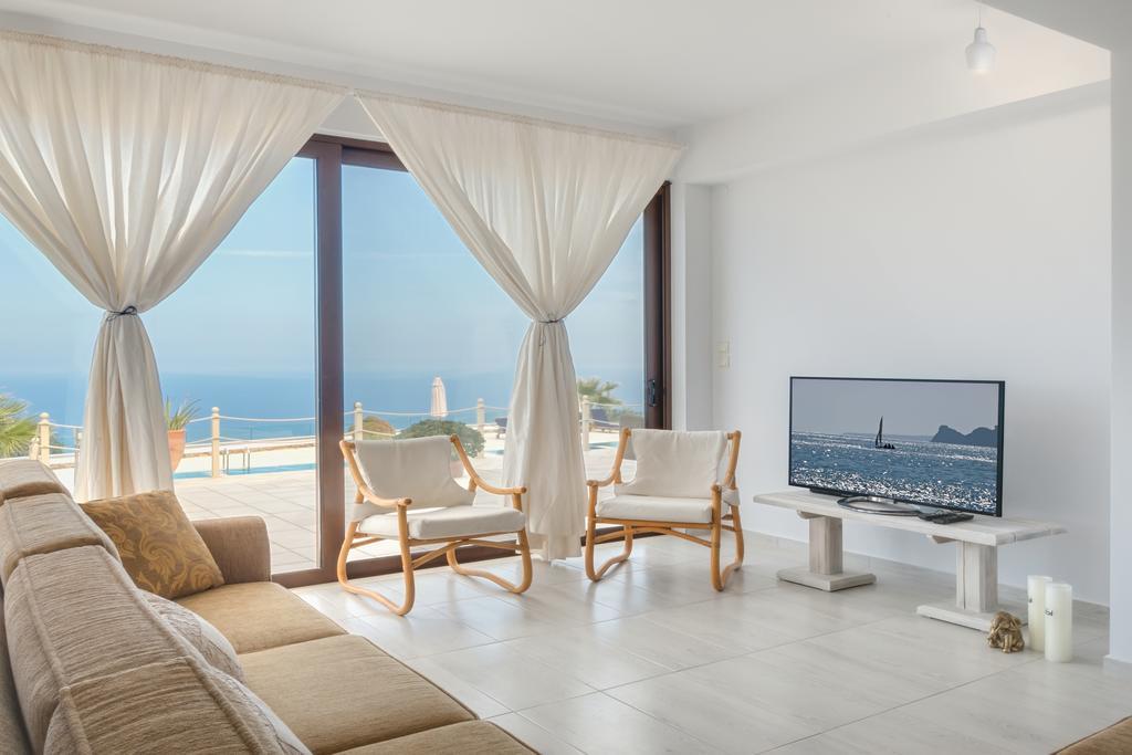 Sea Views At Villa Anemomylos With Heated Pool, Ping Pong And Tennis Agia Pelagia Pokój zdjęcie