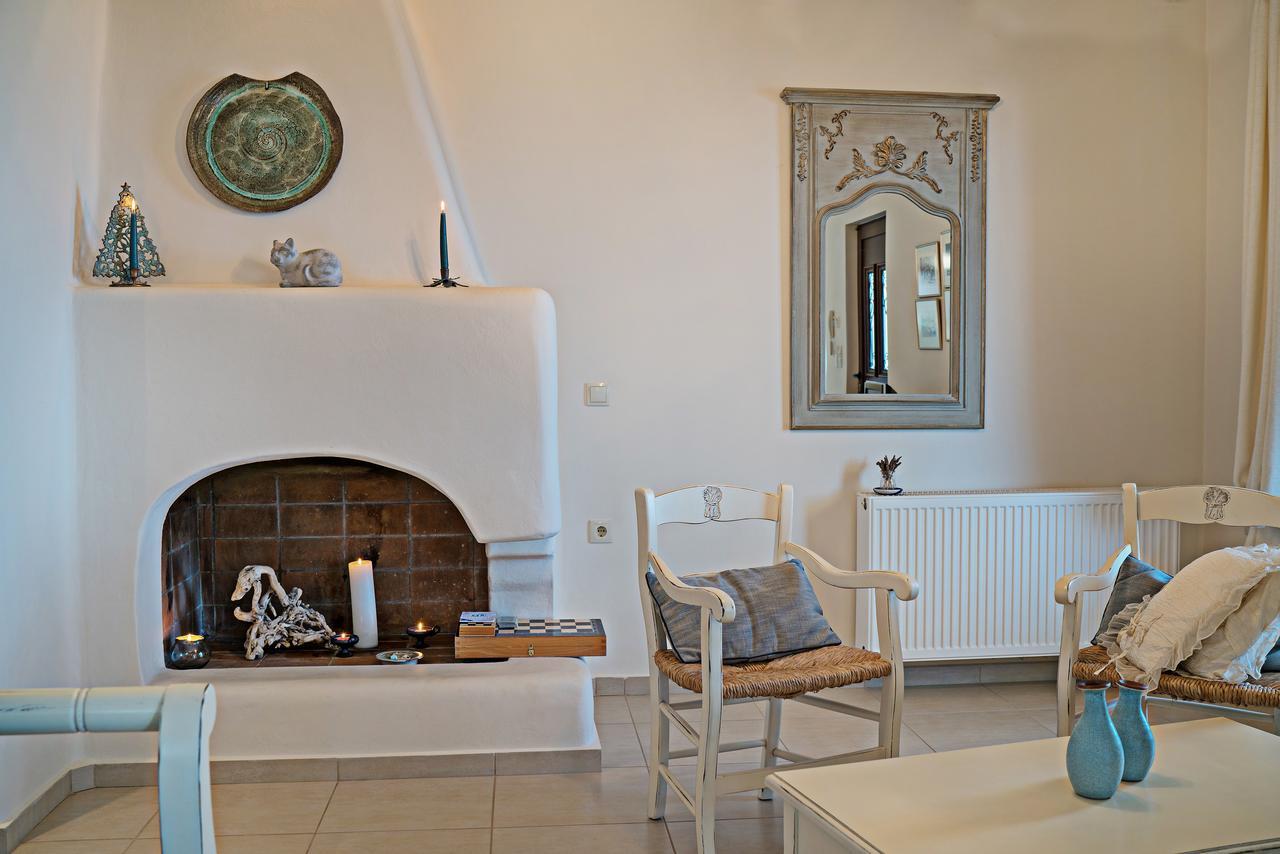 Sea Views At Villa Anemomylos With Heated Pool, Ping Pong And Tennis Agia Pelagia Zewnętrze zdjęcie